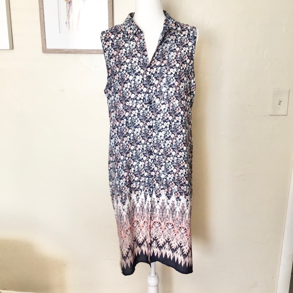 Cable & Gauge Sleeveless Tunic Top Size Large